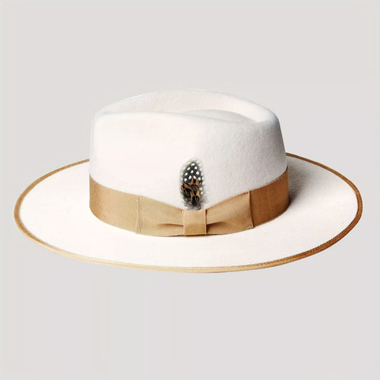 Fedora Hat - Wool Felt for Men Women - Unisex Lightweight Breathable Worsted Fiber - main product view