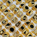 20pcs Men'S Rings Wholesale High Quality Fashion Classics Random Sizes & Styles Couple Rings Casual Everyday & Party Wear Birthday Gifts Halloween Gifts Family Gifts Random Style