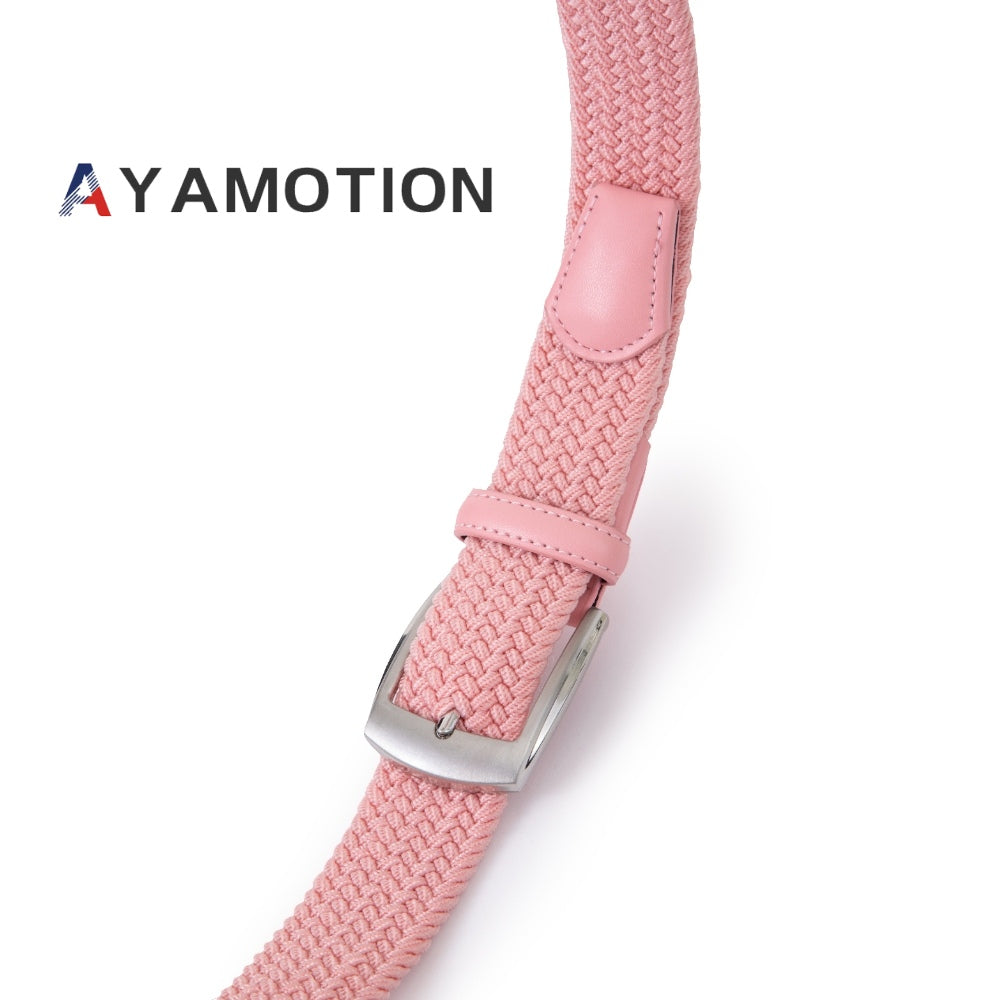 Ratchet Belt for Men & Women - Stretch Woven Elastic Braided, Auto Buckle, 32 Adjustments, Sizes S-XL, 5 Colors, Golf Wedding School Gift