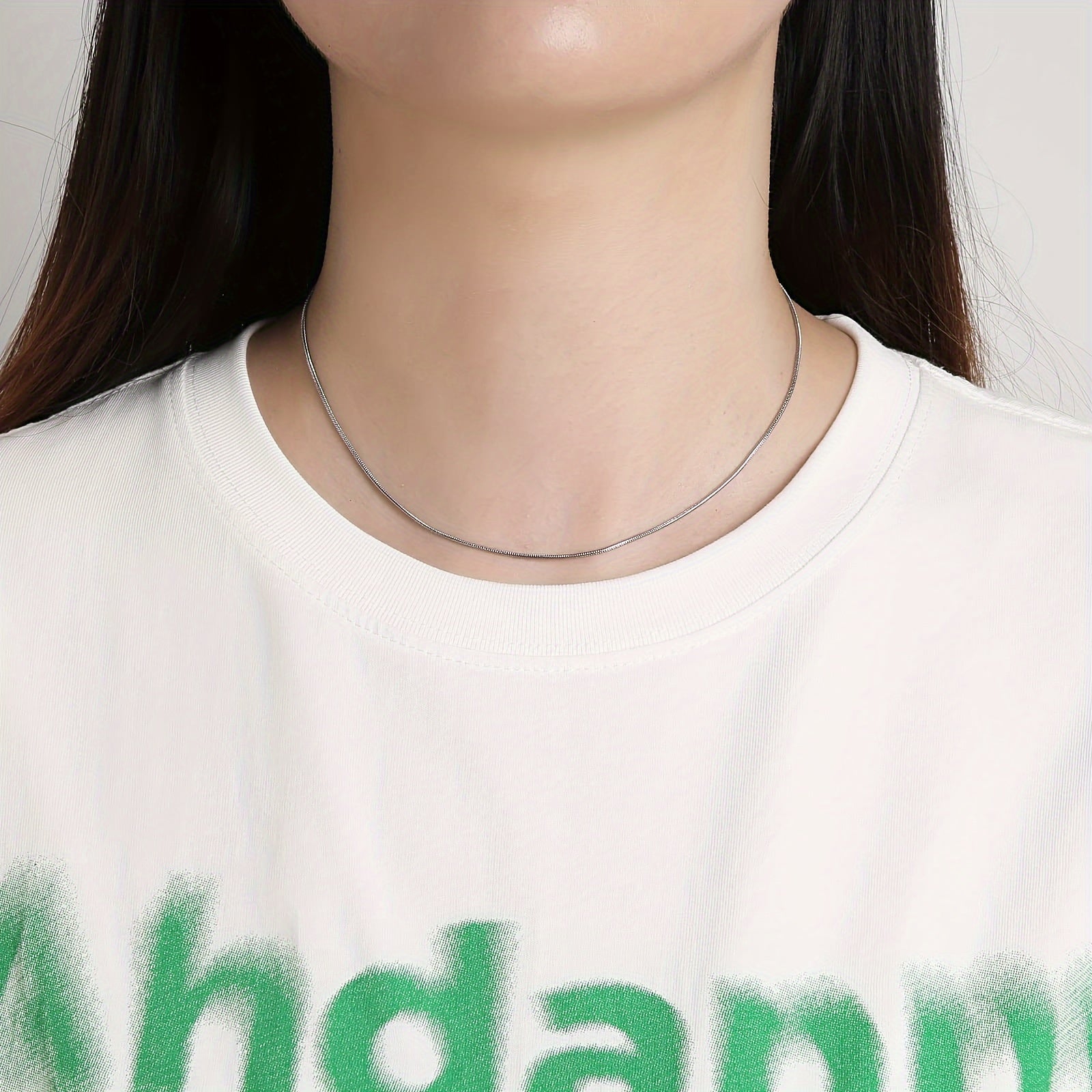 925 Sterling Silver Flexible Snake Chain Necklace for Men And Women, Available in 1MM And 2MM Thicknesses, in Lengths of 16, 18, 20, 22, And 24 Inches