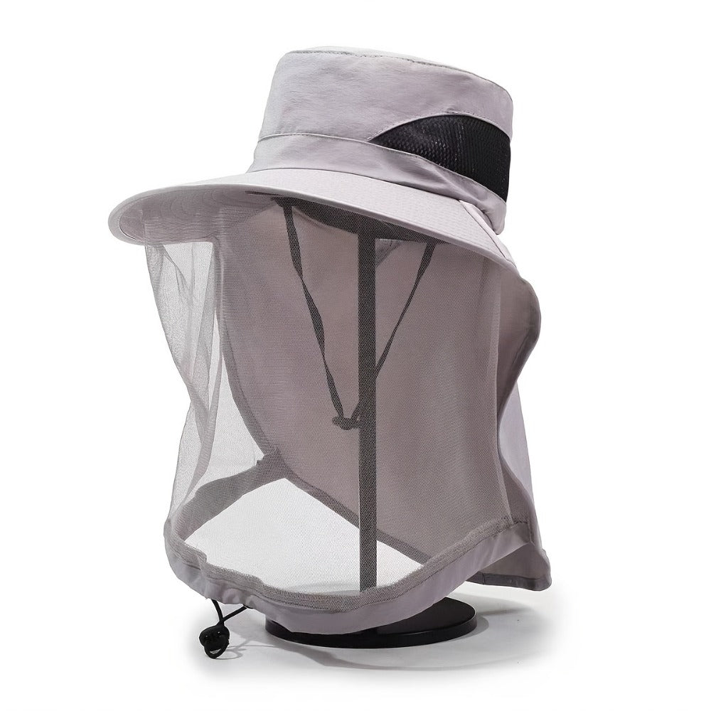 Fishing Hat - with Mosquito Net Face Cover for Men & Women Breathable Mesh Insect-Proof - product detail view 2