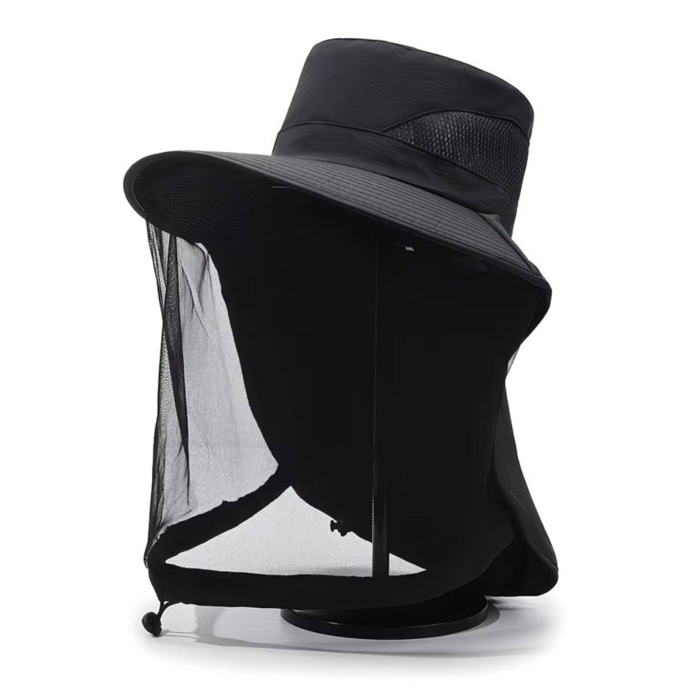Fishing Hat - with Mosquito Net Face Cover for Men & Women Breathable Mesh Insect-Proof - product detail view 3