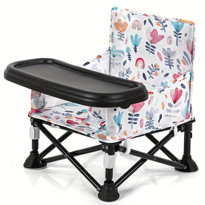 Foldable Baby Dining Chair - Portable Tray Seat – view 3