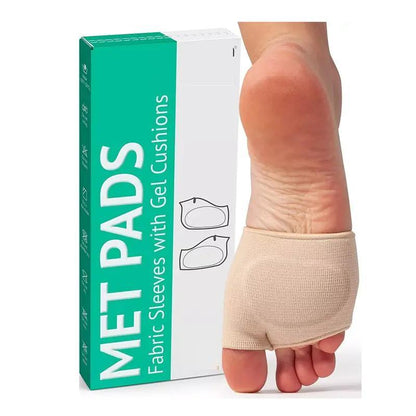 Gel Forefoot Cushion Pads - 2-Pack - Fabric sleeves with gel sole cushions – main product image