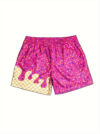 Girls' Athletic Shorts – Blue option – view 2