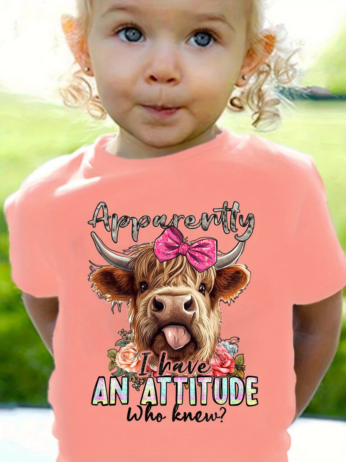 Girls' Attitude Quote T-Shirt - Short Sleeve – view 6