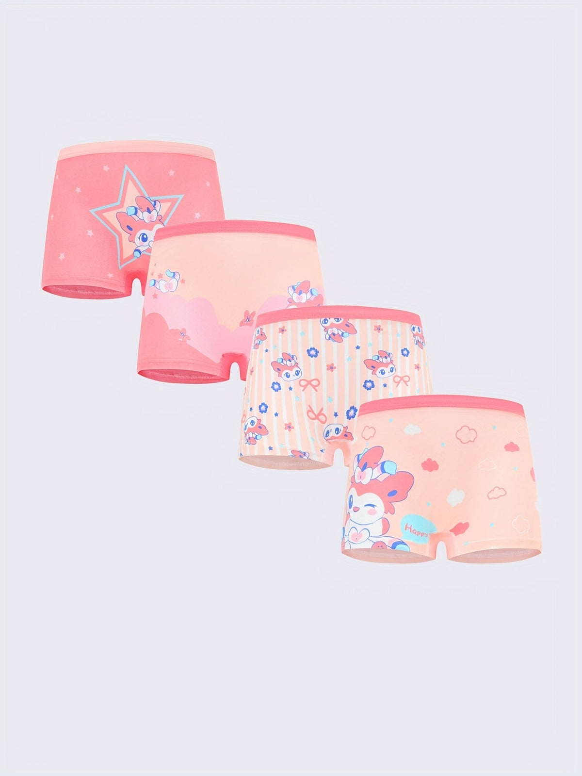 Girls' Boxer Briefs - 8-Pack Animal Print – Sizes 2-3Y–12-13Y – view 7