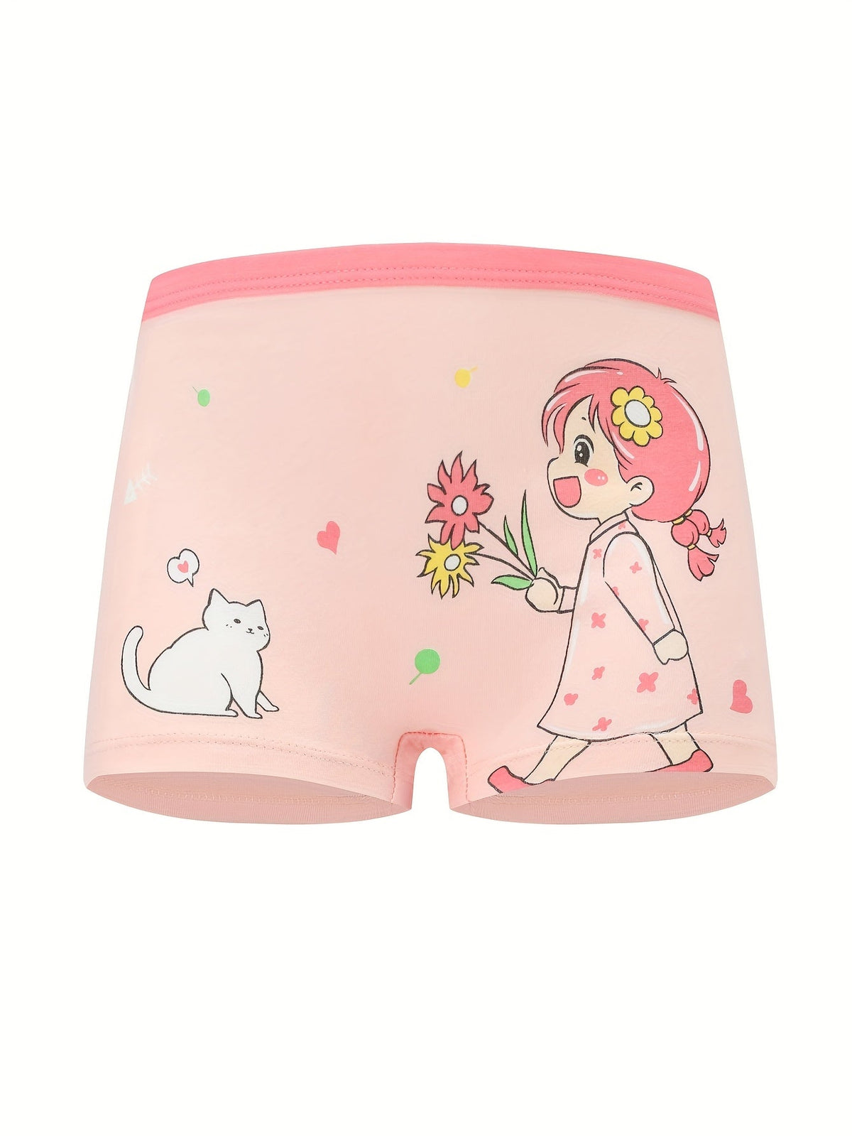 Girls' Boxer Briefs - 8-Pack Animal Print – Sizes 4-5Y–7Y – view 7