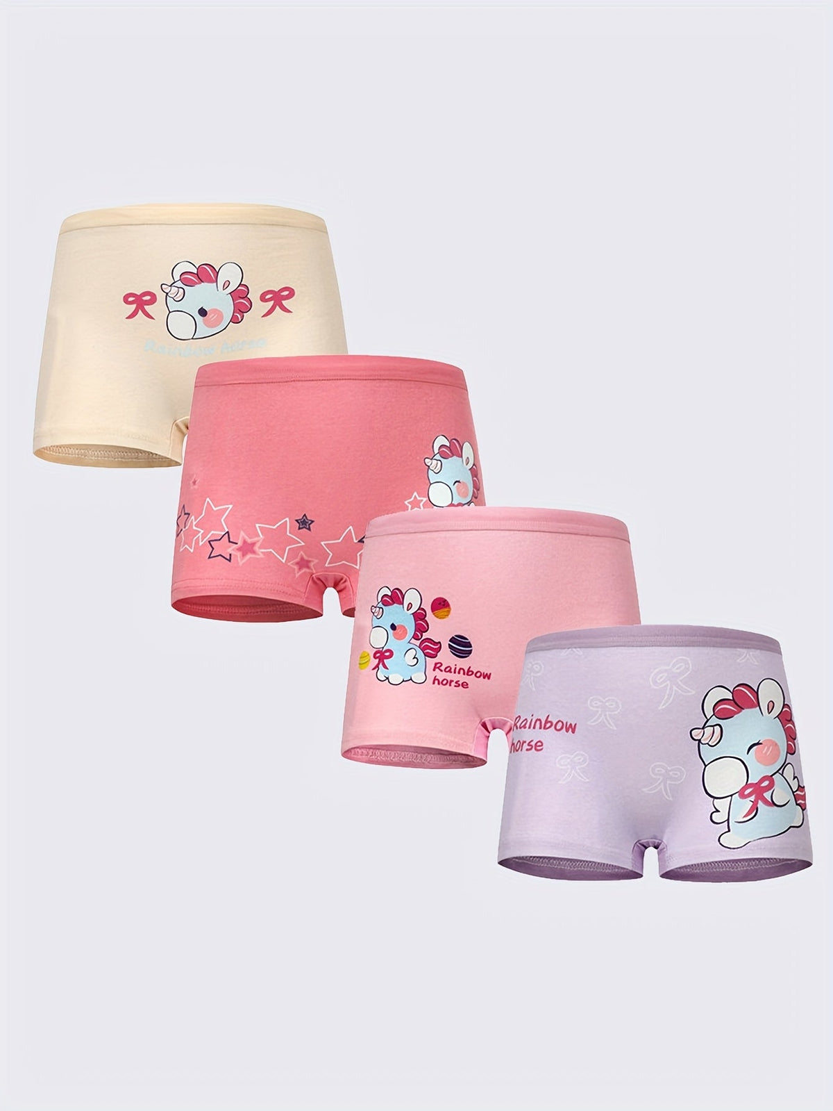Girls' Boxer Briefs - 8-Pack Animal Print – Sizes 4-5Y–7Y – view 11