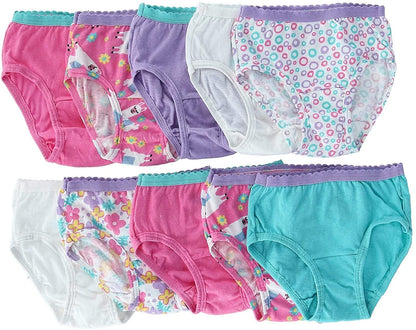 Girls' Briefs - 10-Pack Assorted Cotton – view 8