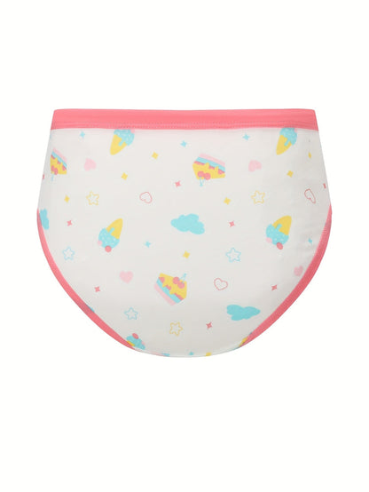 Girls' Briefs - 8-Pack Assorted Cartoon Print – view 2