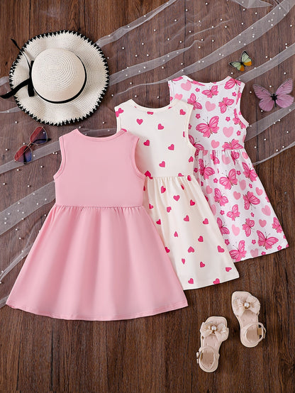 Girls' Butterfly Heart Dress Set - 3-Piece – view 12