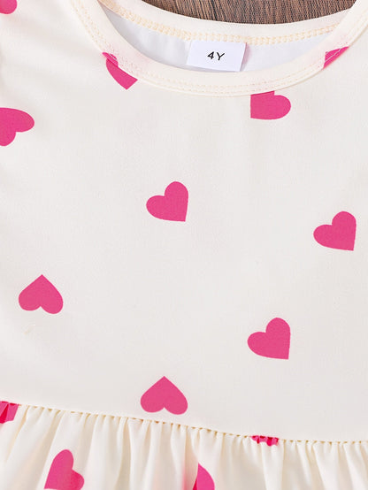 Girls' Butterfly Heart Dress Set - 3-Piece – view 16