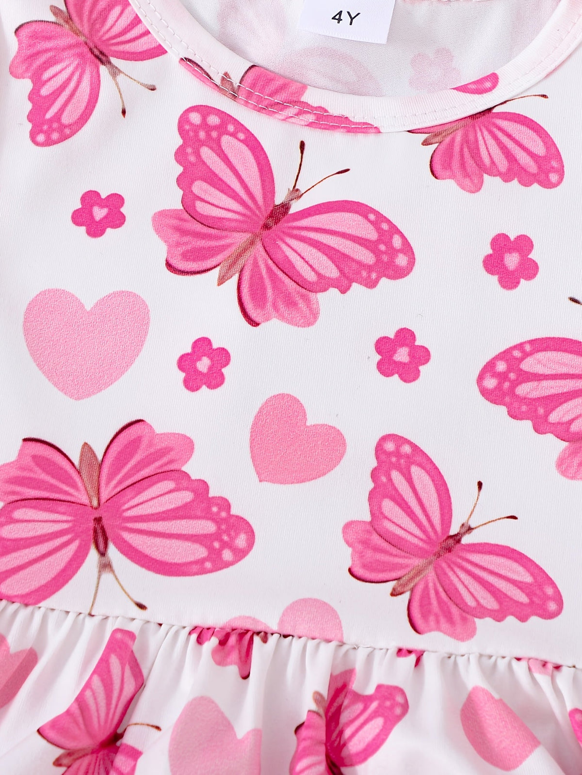 Girls' Butterfly Heart Dress Set - 3-Piece – view 17