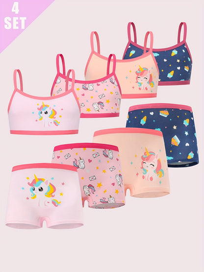 Girls' Camisole & Panty Set - 8-Piece Unicorn – view 6