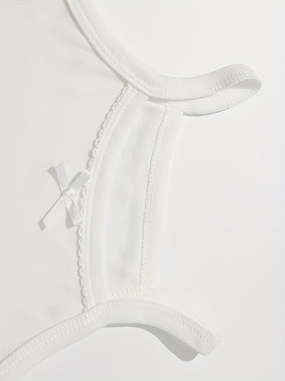 Girls' Camisole Undershirts - 3-Pack White Basics – view 2