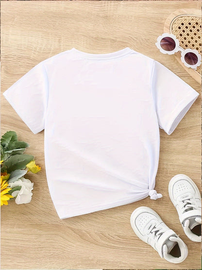 Girls' Cartoon Girl T-Shirt - Short Sleeve – view 6