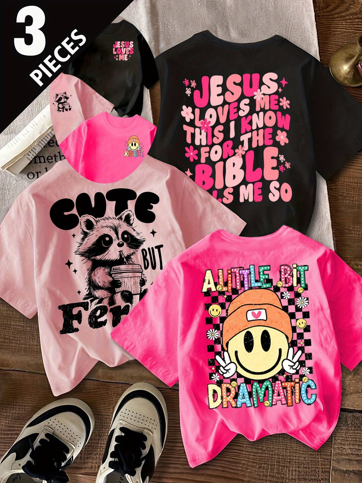 Girls' Cartoon T-Shirt - Summer – view 8