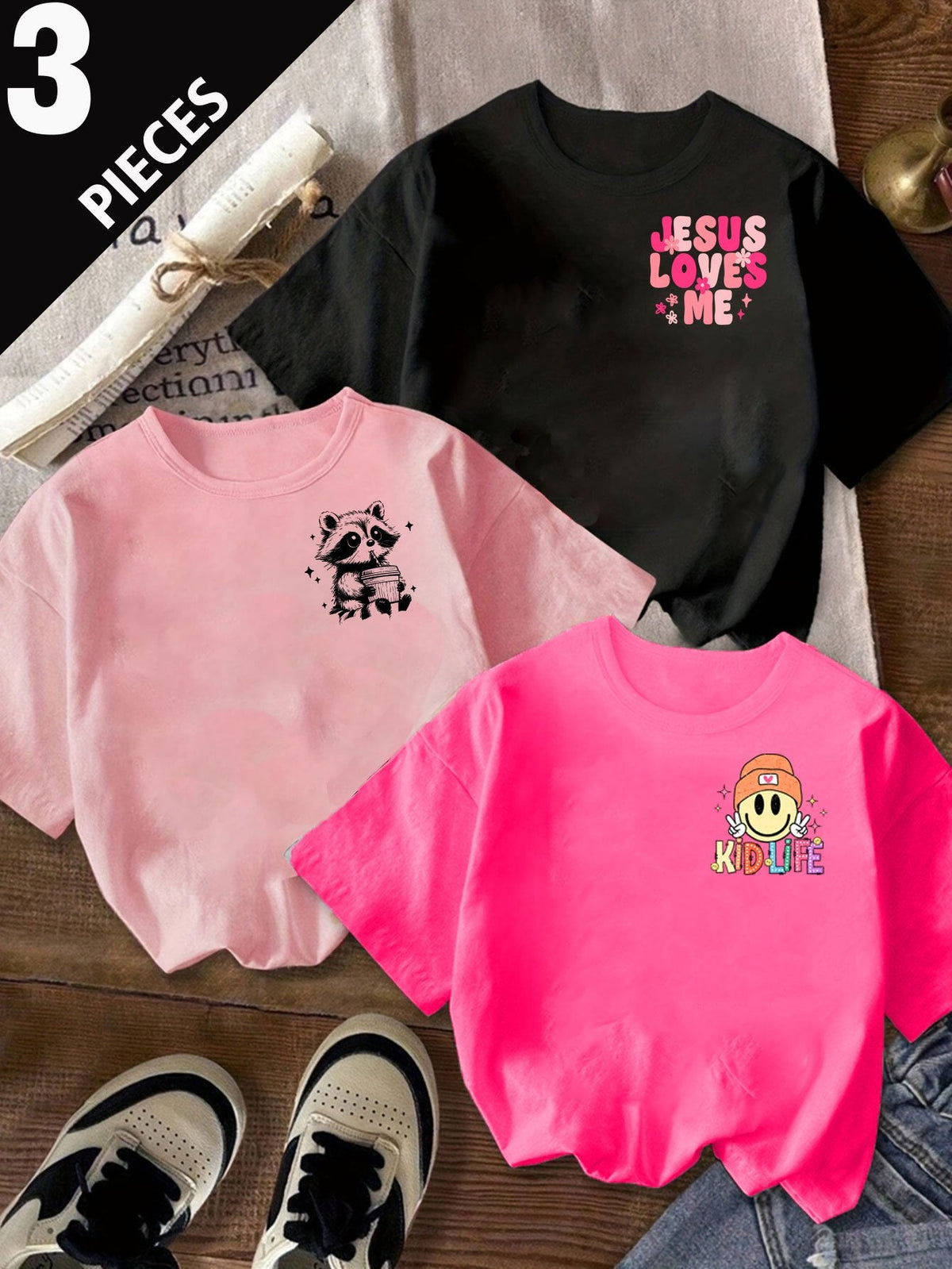 Girls' Cartoon T-Shirt - Summer – view 9