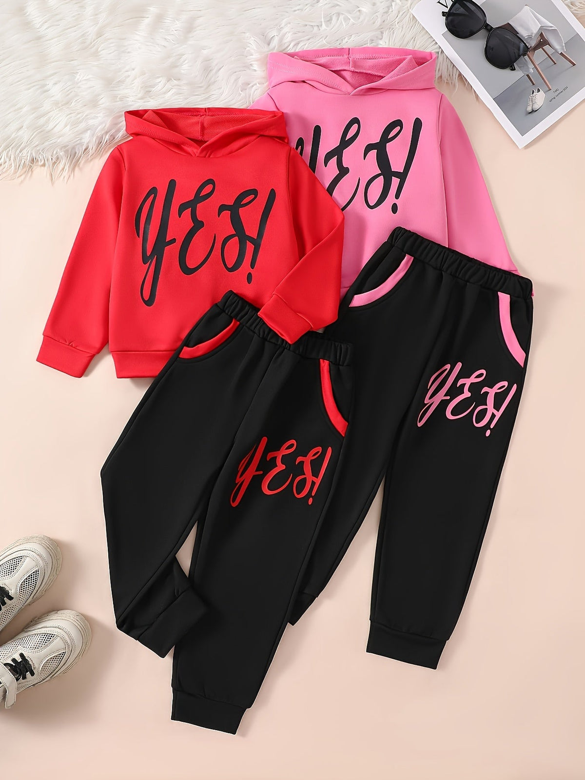 Girls Casual Outfit Set - 4-Piece Fall Winter Multipack – view 6