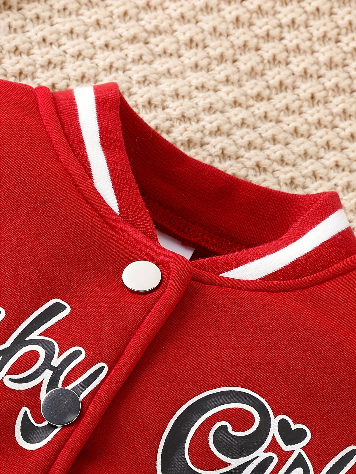 Girls' Casual Outfit Set – Red & White – view 11
