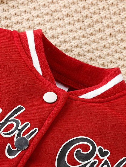 Girls' Casual Outfit Set – Red & White – view 11