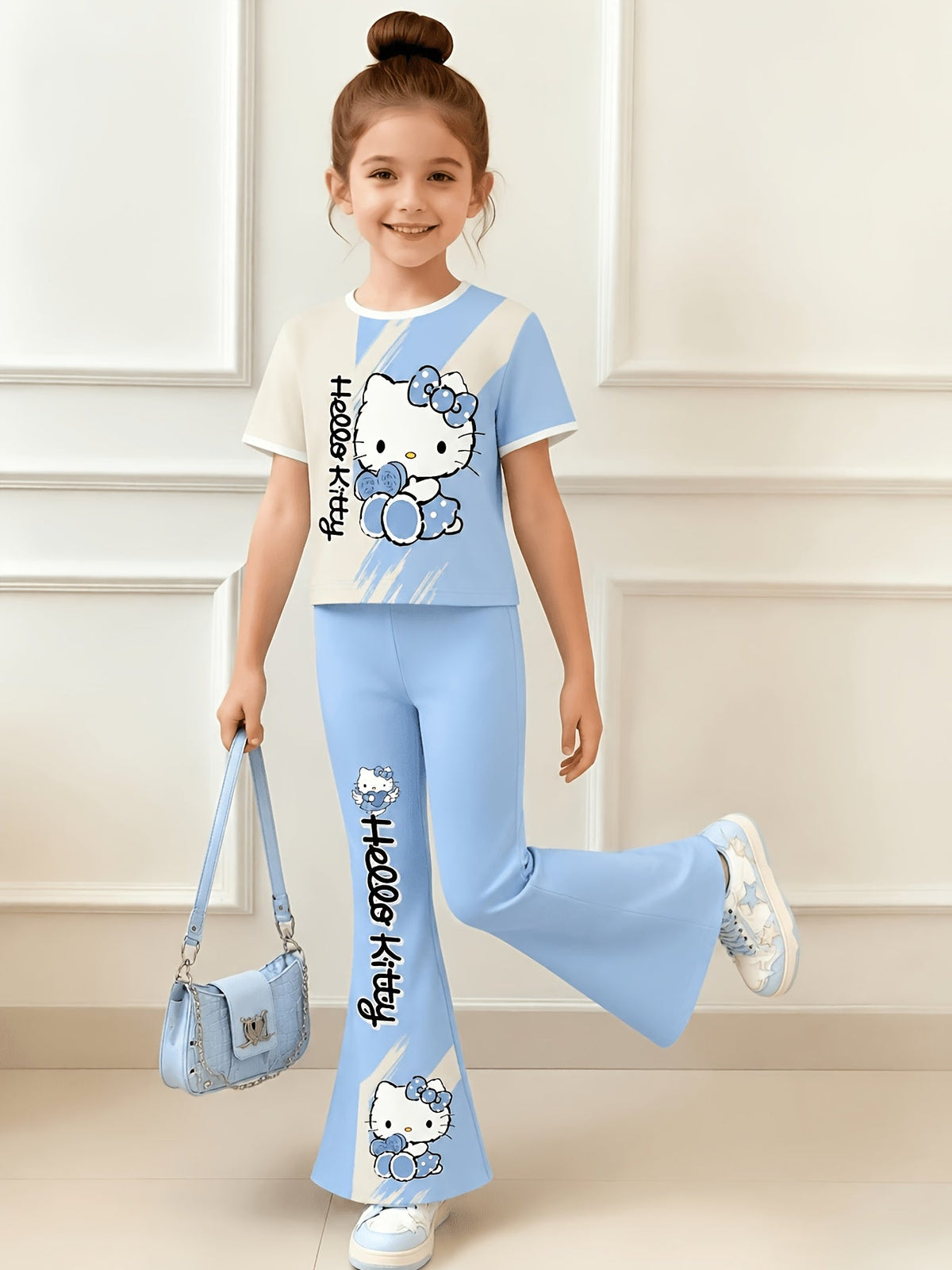 Girls' Casual Outfit Set - Short Sleeve 0981 – view 3