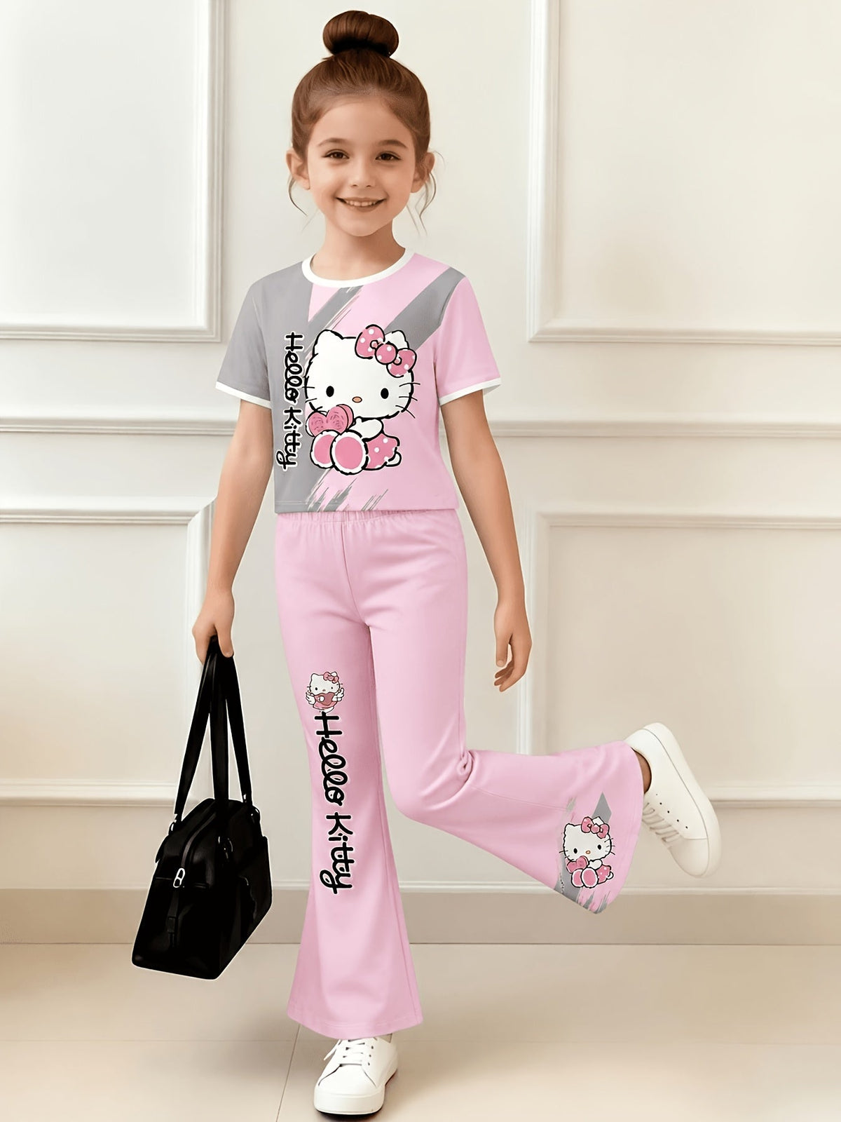 Girls' Casual Outfit Set - Short Sleeve 0981 – view 5