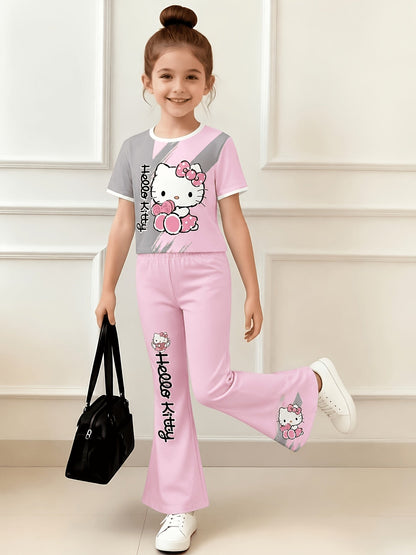 Girls' Casual Outfit Set - Short Sleeve 0981 – view 5