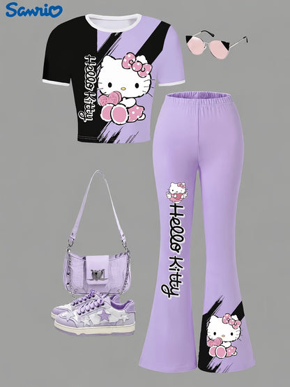 Girls' Casual Outfit Set - Short Sleeve 0981 – view 8