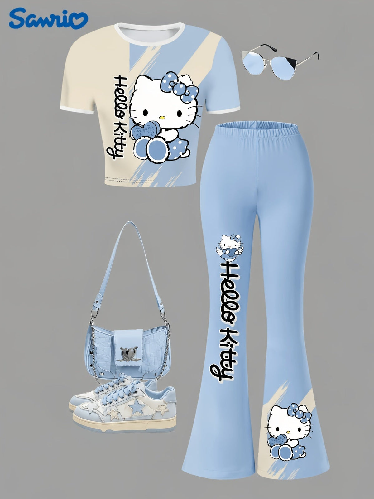 Girls' Casual Outfit Set - Short Sleeve 0981 – view 9