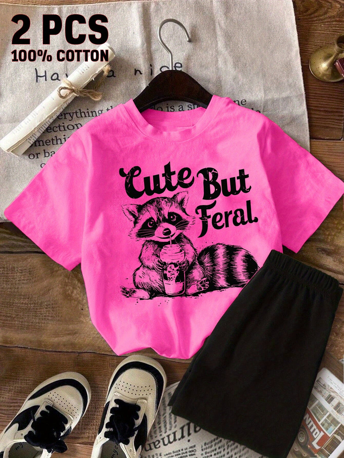 Girls' Casual Outfit Set - Short Sleeve Summer 2533 – view 5