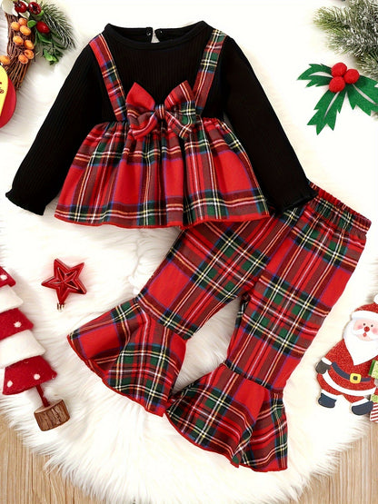 Girls' Casual Outfit Set - Winter – Black option – view 3