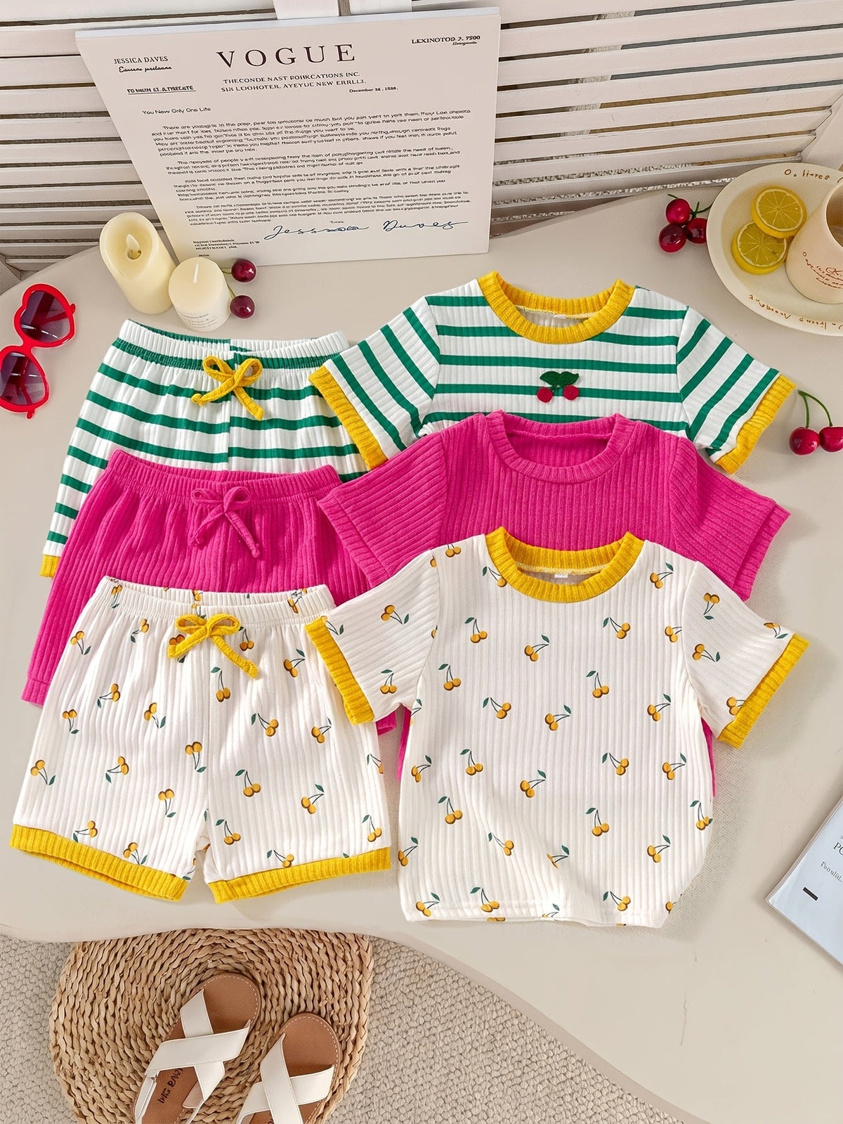 Girls' Casual Shorts - Short Sleeve Summer – view 5