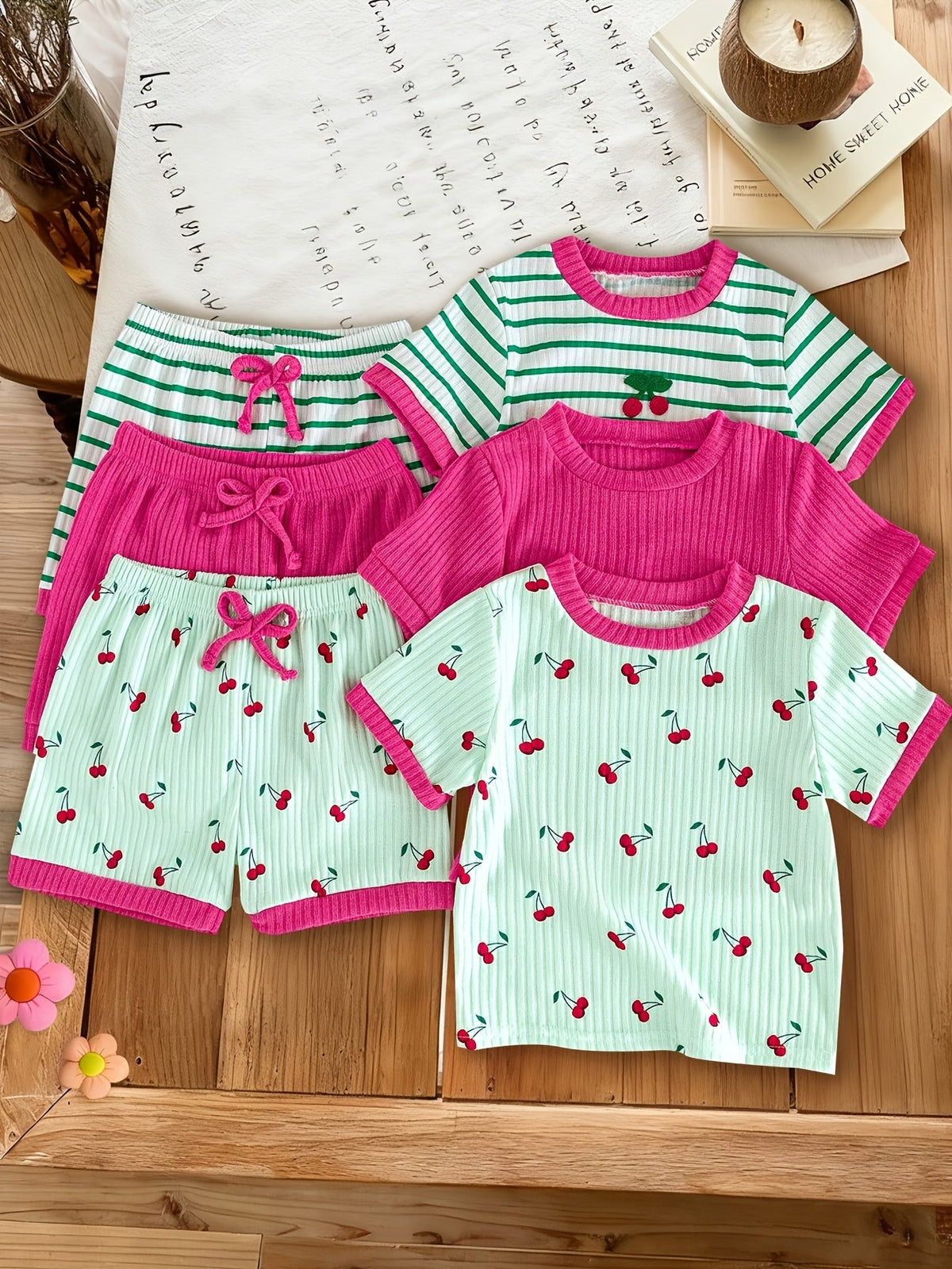 Girls' Casual Shorts - Short Sleeve Summer – view 13