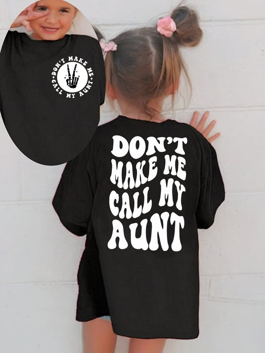 Girls' Casual T-Shirt – Black Colorway 15333 – main product image