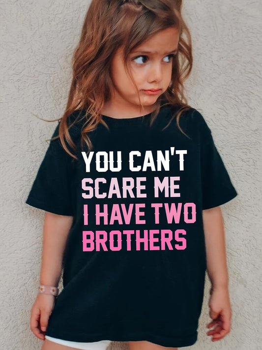 Girls' Casual T-Shirt – Girls' Black Printed – Black option – main product image