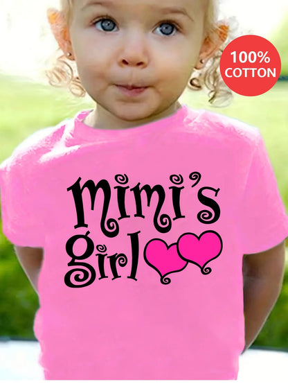 Girls' Casual T-Shirt – Rose Red – view 6