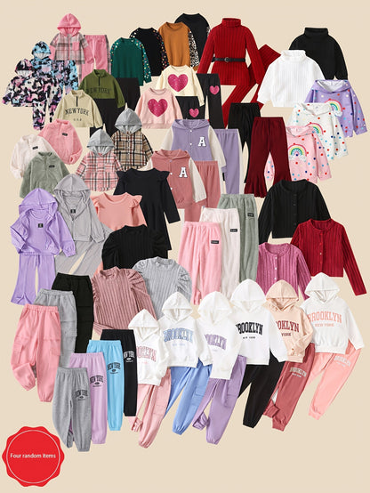 Girls' Clothing Set – Girls Clothing Multipack - 4-Piece Fall Winter Outfits – view 5