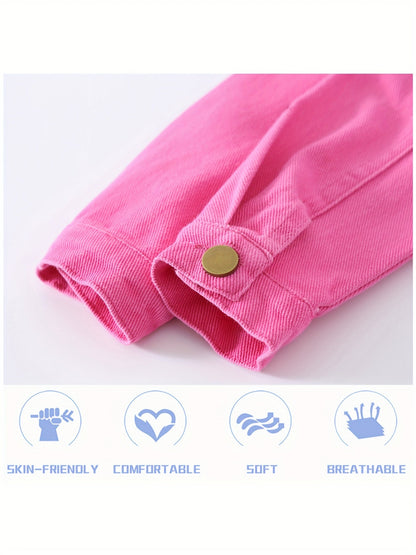 Girls' Coat – Girls' Denim Outerwear – view 3