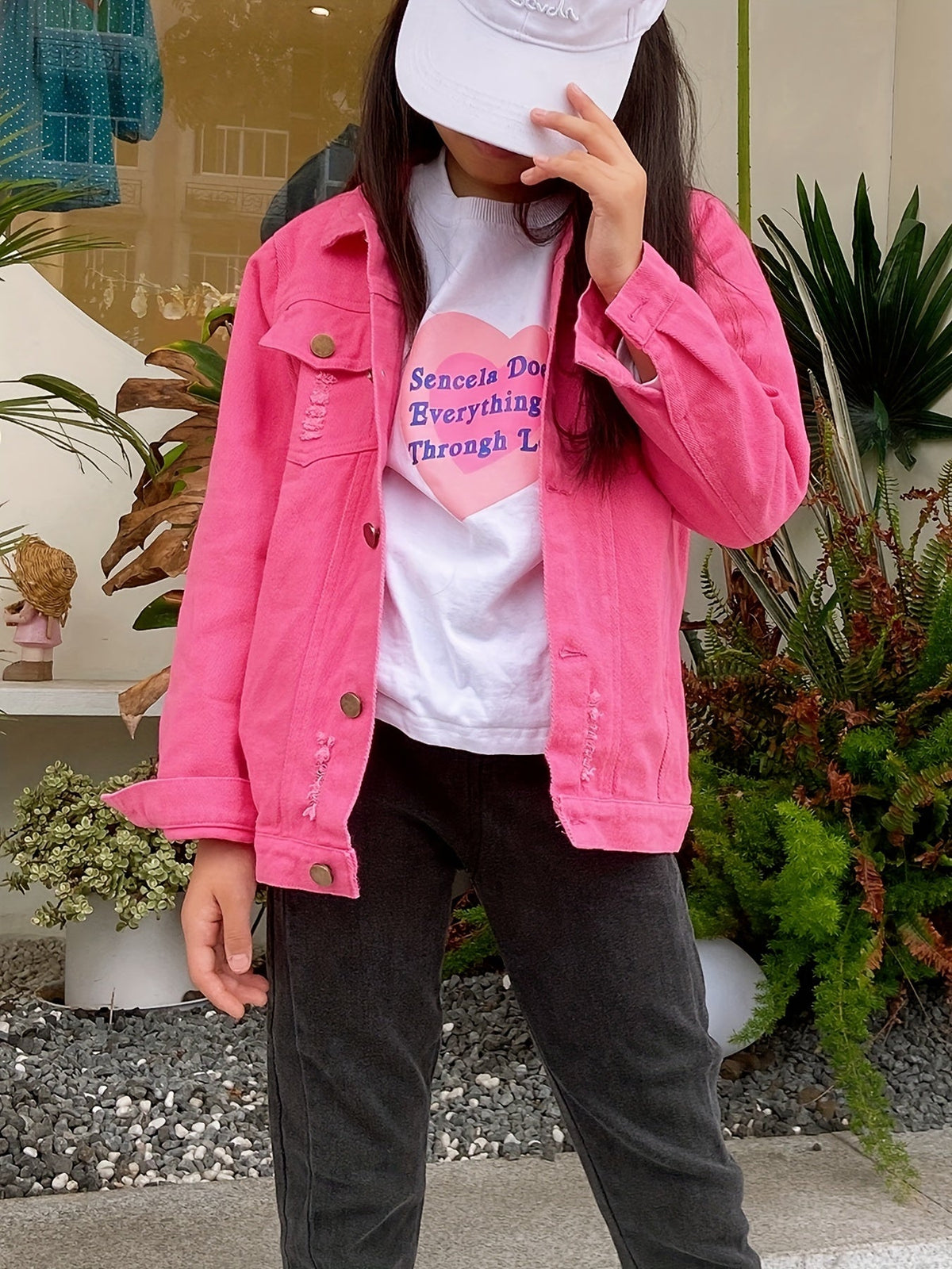 Girls' Coat – Girls' Denim Outerwear – view 6