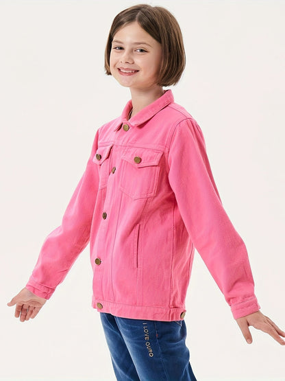 Girls' Coat – Girls' Denim Outerwear – view 7