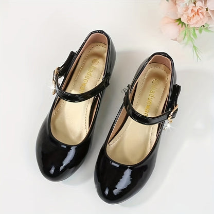 Girls Dress Shoes - Breathable Mesh & Non-Slip Sole – Black – view 7