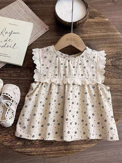 Girls' Floral Outfit Set - Sleeveless Summer 0245 – view 10