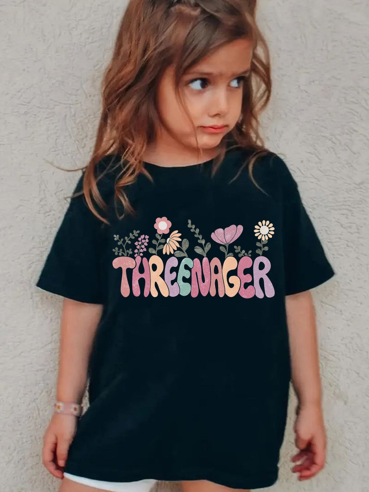 Girls' Floral T-Shirt – view 5