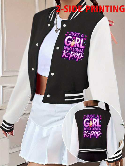 Girls' Jacket – Girls' Casual Outerwear - Winter – Black option – main product image