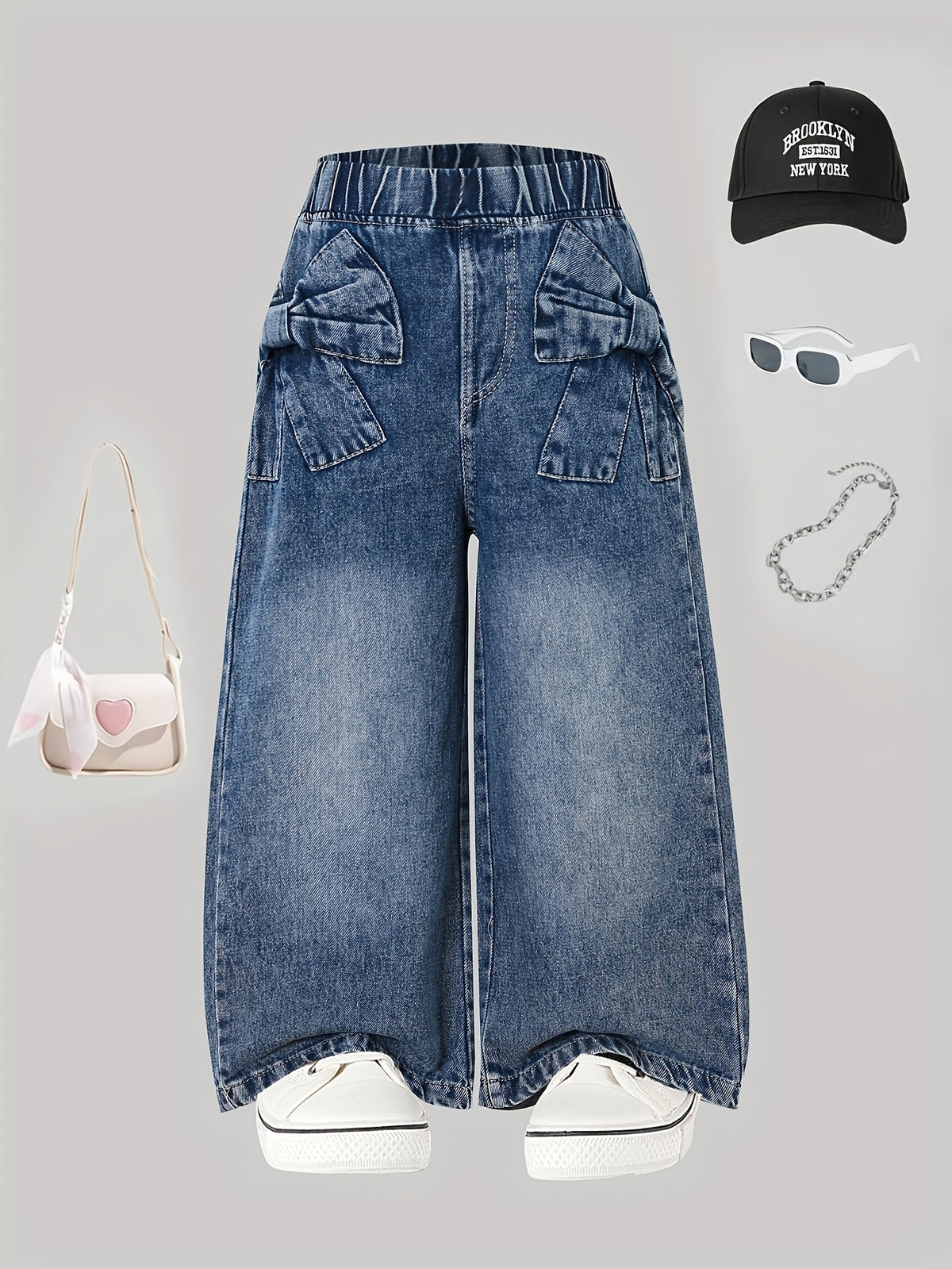 Girls' Jeans – Girls' Denim Pants - Fall – view 2