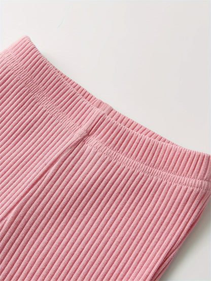 Girls' Leggings – Baby Girl Solid Color Pants – view 12