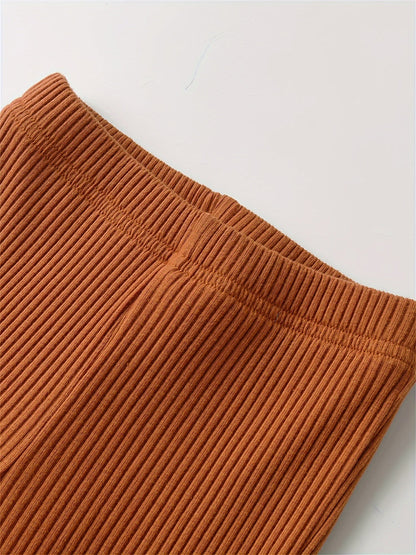 Girls' Leggings – Baby Girl Solid Color Pants – view 18