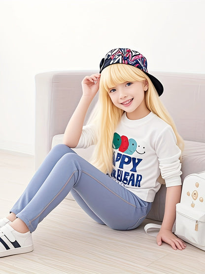 Girls' Leggings – Kids' Denim Pants - Fall – view 2